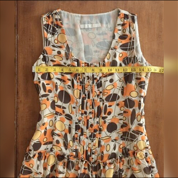 KARRA IMPLANT SLEEVELESS DROP WAIST MIDI DRESS - Picture 7 of 7